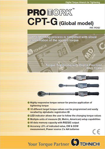 CPT-G ProTork Digital Torque Wrench for Tightening