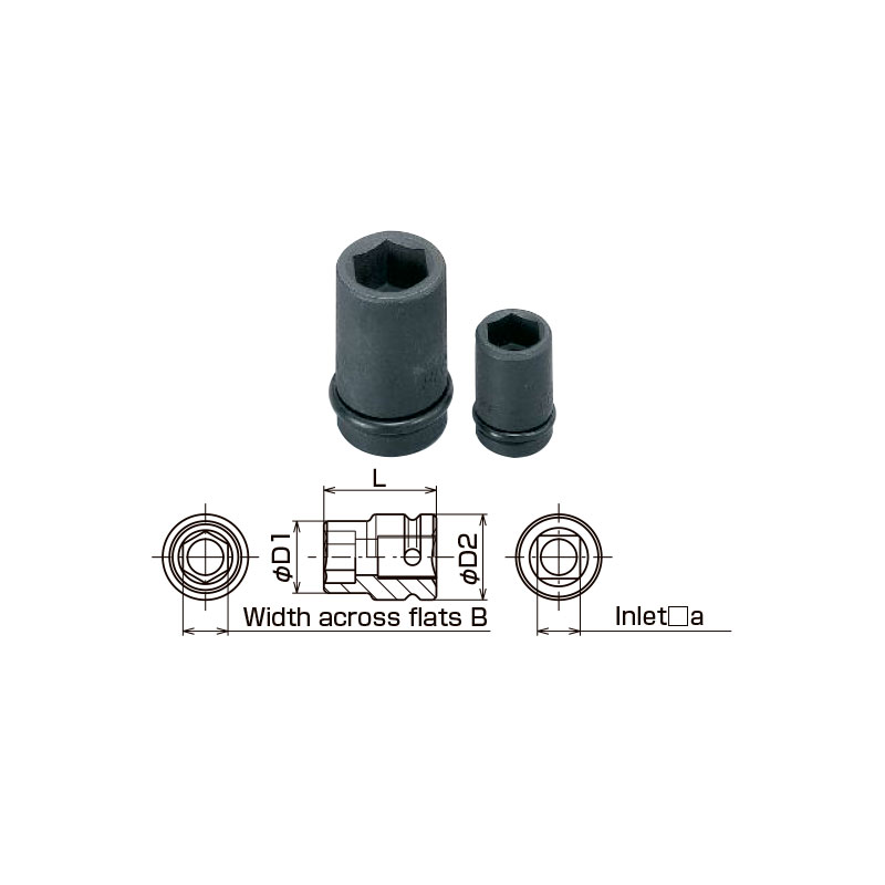 socket pneumatic with specs